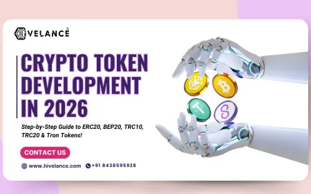 Crypto Token Development in 2026: Step-by-Step Guide to ERC20, BEP20, TRC10, TRC20 & Tron Tokens