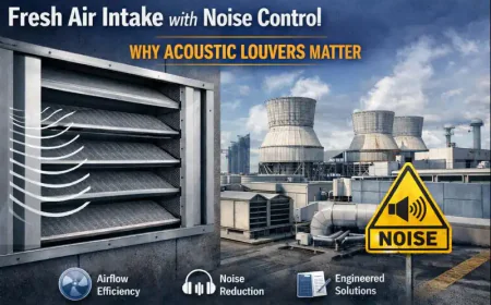 Fresh Air Intake with Noise Control – Why Acoustic Louvers Matter