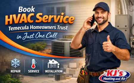 Book HVAC Service Temecula Homeowners Trust in Just One Call