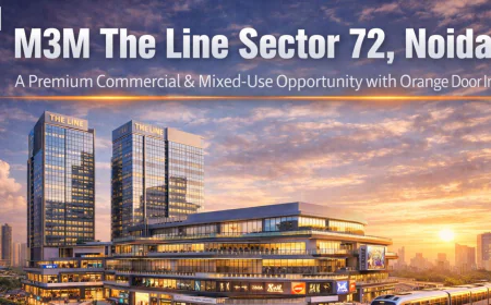 M3M The Line Sector 72, Noida – A Premium Commercial & Mixed-Use Opportunity with Orange Door Infra