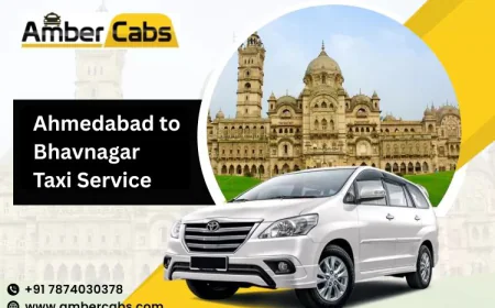 Ahmedabad to Bhavnagar Taxi Service: A Comfortable Ride with Scenic Stopovers