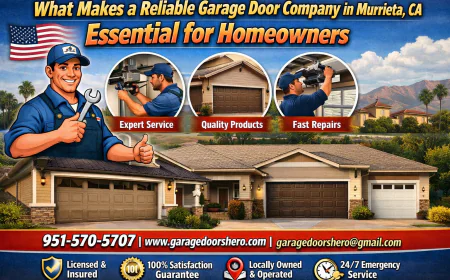 What Makes a Reliable Garage Door Company in Murrieta, CA Essential for Homeowners