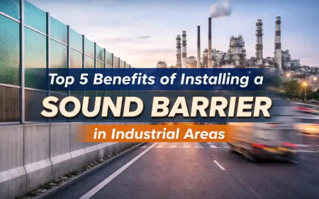 Top 5 Strategic Benefits of Installing a Sound Barrier in Industrial Areas
