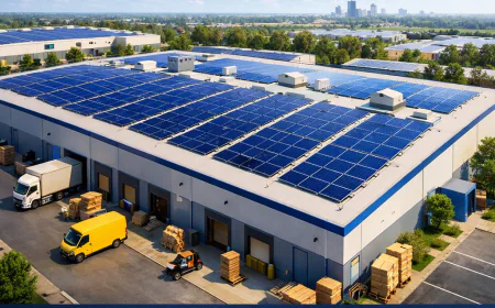 Warehouse Rooftop Solar Installation | Cost-Effective Commercial Solar Solution