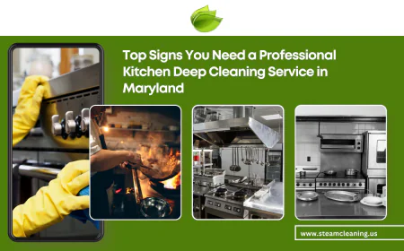 Top Signs You Need a Professional Kitchen Deep Cleaning Service in Maryland