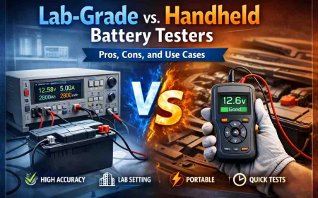 Lab-Grade vs. Handheld Battery Testers: Pros, Cons, and Use Cases