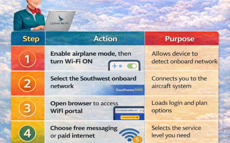 How to Connect to Southwest Airlines WiFi in 5 Steps