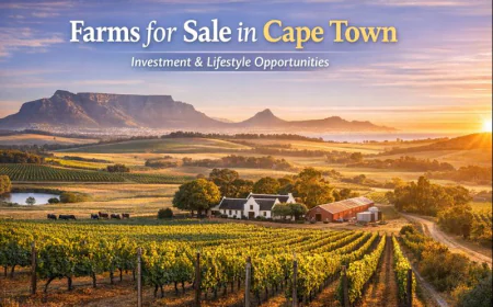 Farms for Sale in Cape Town: Investment & Lifestyle