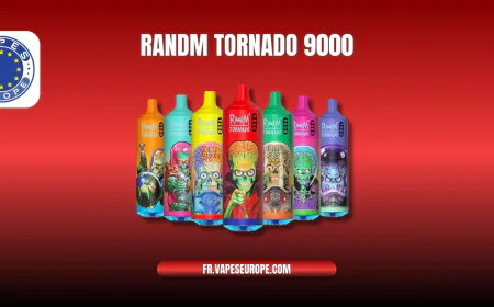 RandM Tornado 9000 : La nouvelle référence des puffs jetables 9K