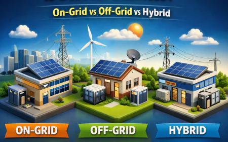 Which Solar System Is Best for Business – On-Grid vs Off-Grid vs Hybrid