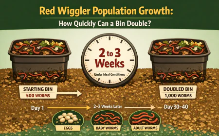 How Fast Do Red Wigglers Reproduce? Understanding Bin Population Growth