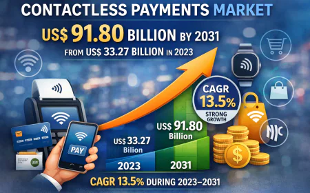 Contactless Payments Market Poised for Robust Growth at 13.5% CAGR Through 2031