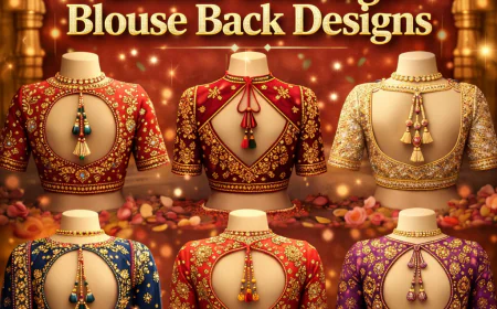 Stunning Bridal Lehenga Blouse Back Designs