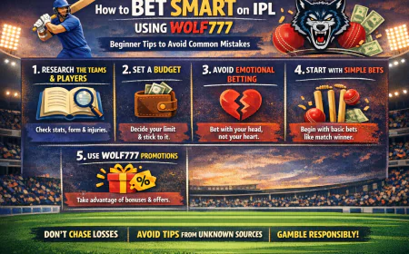 How to Bet Smart on IPL Using Wolf777 – Beginner Tips to Avoid Common Mistakes