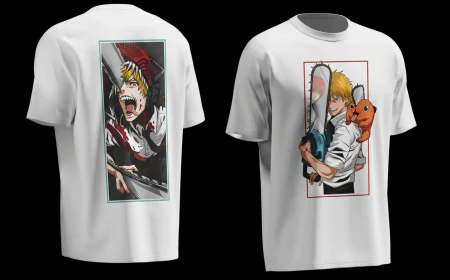 Denji Chainsaw Rev Anime Tshirt – Bold Streetwear Style in Modern Anime TShirts