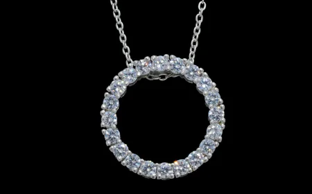 A Timeless Symbol of Elegance: The Winslet Eternal Circle Diamond Pendant Necklace