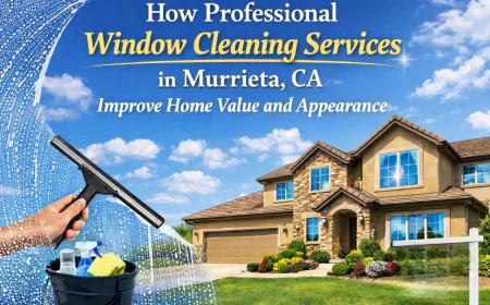 How Professional Window Cleaning Services in Murrieta, CA Improve Home Value and Appearance
