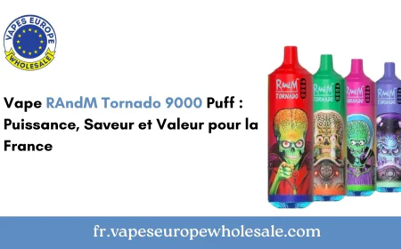 Vape RAndM Tornado 9000 Puff : Puissance, Saveur et Valeur pour la France
