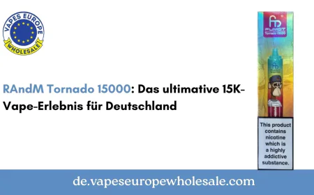 RAndM Tornado 15000: Das ultimative 15K-Vape-Erlebnis für Deutschland
