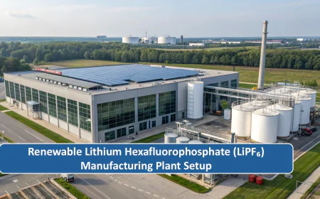 Renewable Lithium Hexafluorophosphate (LiPF₆) Manufacturing Plant Cost Report 2026: Industry Trends and Financial Insights