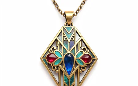Vintage Art Deco Pendant Necklace: History Style and Design