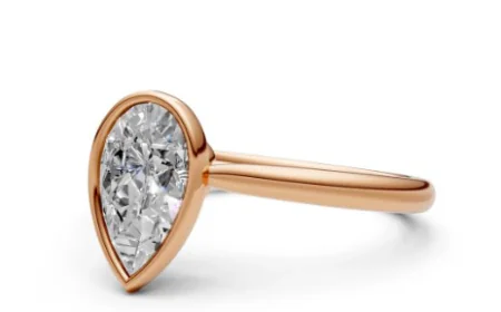 How A Bezel Set Engagement Ring Fits With Different Hand Shapes