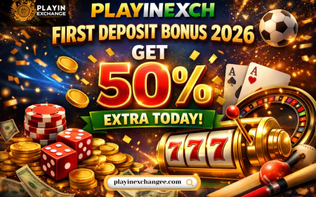 Playinexch First Deposit Bonus 2026 – Get 50% Extra Today