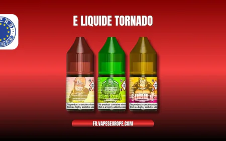 E Liquide Tornado : Une Expérience de Vape Intense et Moderne