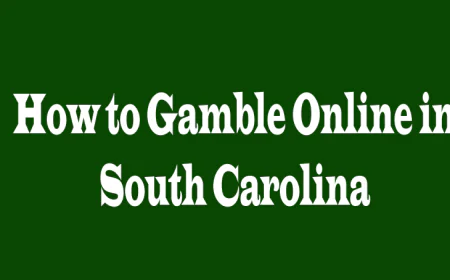 How to Gamble Online in South Carolina: A Complete Guide