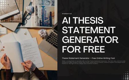 Thesis Statement Generator: Write Clear, Strong Arguments in Minutes