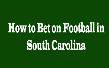 How to Bet on Football in South Carolina: A Complete Guide