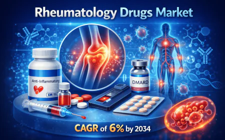 Rheumatology Drugs Market to Grow at 6% CAGR by 2034