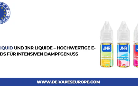 JNR Liquid und JNR Liquide – Hochwertige E-Liquids für intensiven Dampfgenuss
