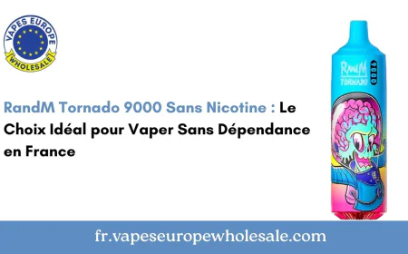 RandM Tornado 9000 Sans Nicotine : Le Choix Idéal pour Vaper Sans Dépendance en France