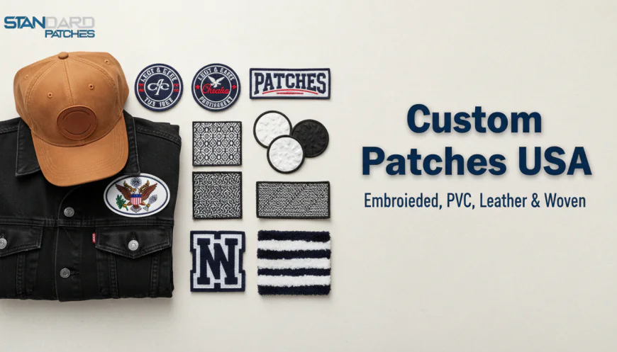 Premium Custom Patches in the USA | Embroidered, PVC & Leather