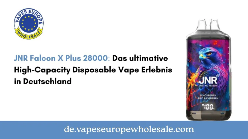 JNR Falcon X Plus 28000: Das ultimative High-Capacity Disposable Vape Erlebnis in Deutschland