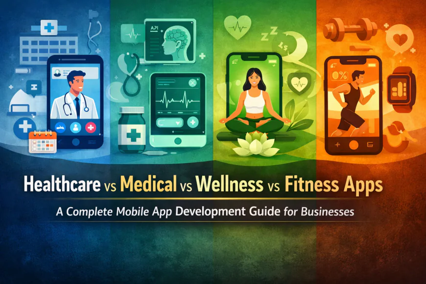 Healthcare vs Medical vs Wellness vs Fitness Apps: A Complete Mobile App Development Guide for Businesses