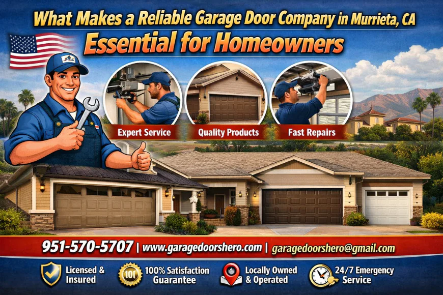 What Makes a Reliable Garage Door Company in Murrieta, CA Essential for Homeowners