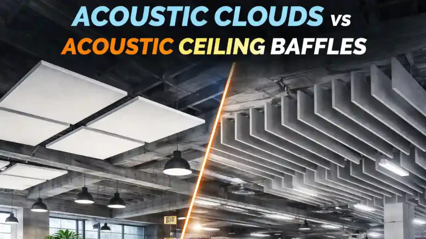 Acoustic Clouds vs. Acoustic Ceiling Baffles: Key Differences Explained