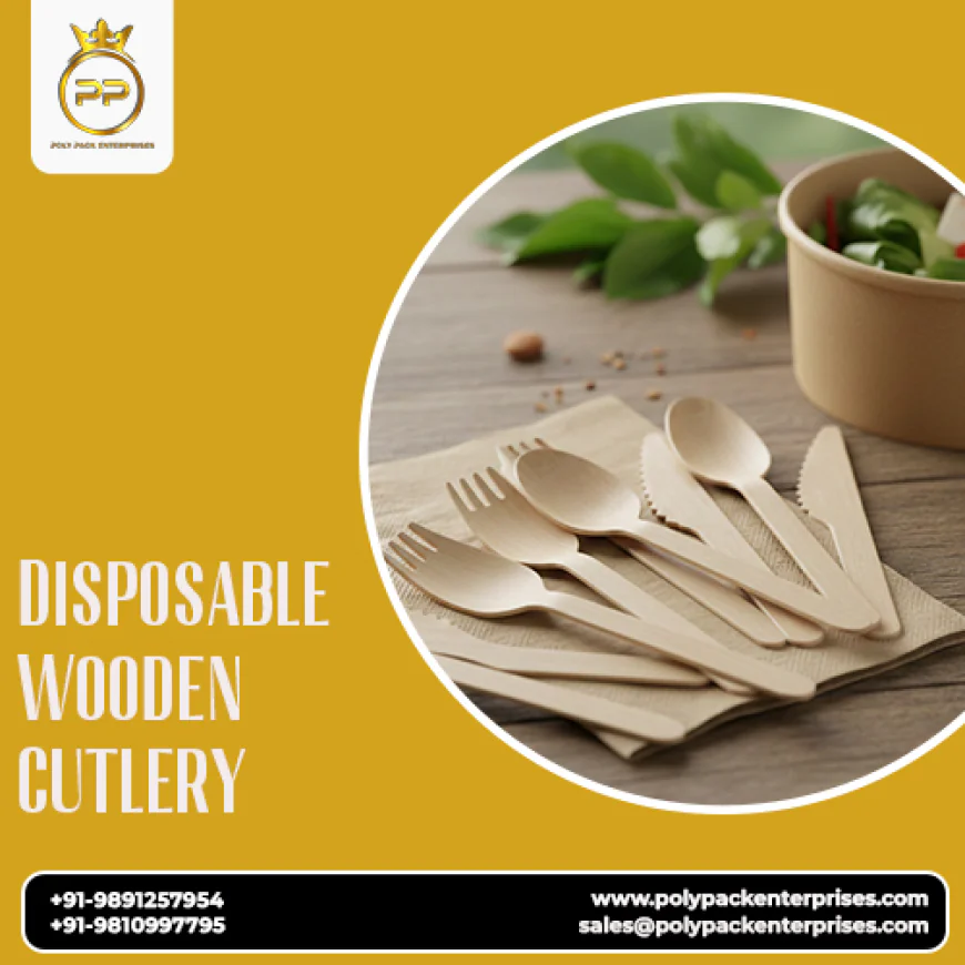 Best Disposable Wooden Cutlery for Eco Friendly Food Use