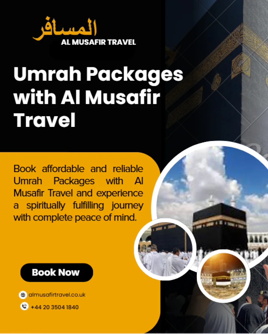 Premium 5-Star Elite Umrah Packages with Al Musafir Travel – Luxury and Comfort