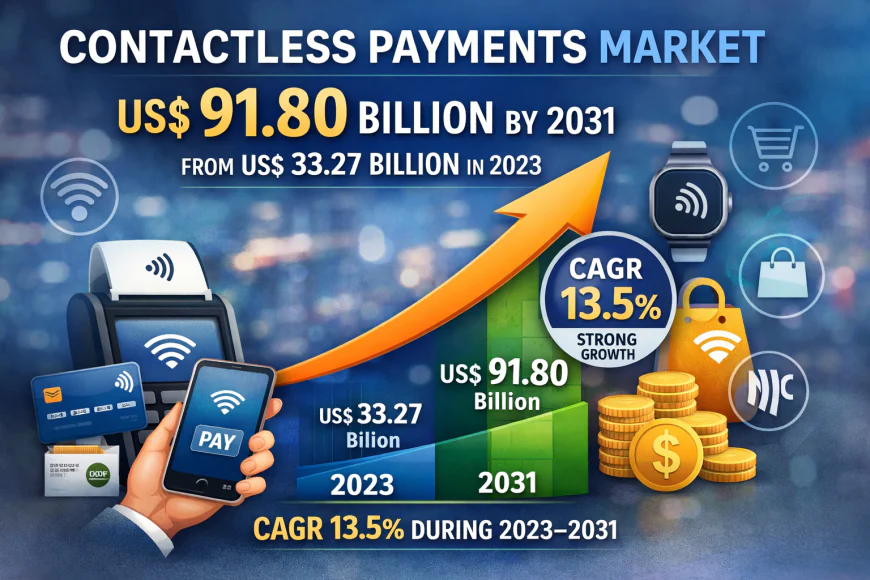 Contactless Payments Market Poised for Robust Growth at 13.5% CAGR Through 2031