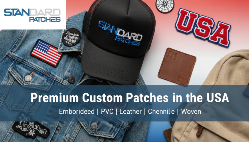 Premium Custom Patches in the USA | Embroidered, PVC, Leather & More