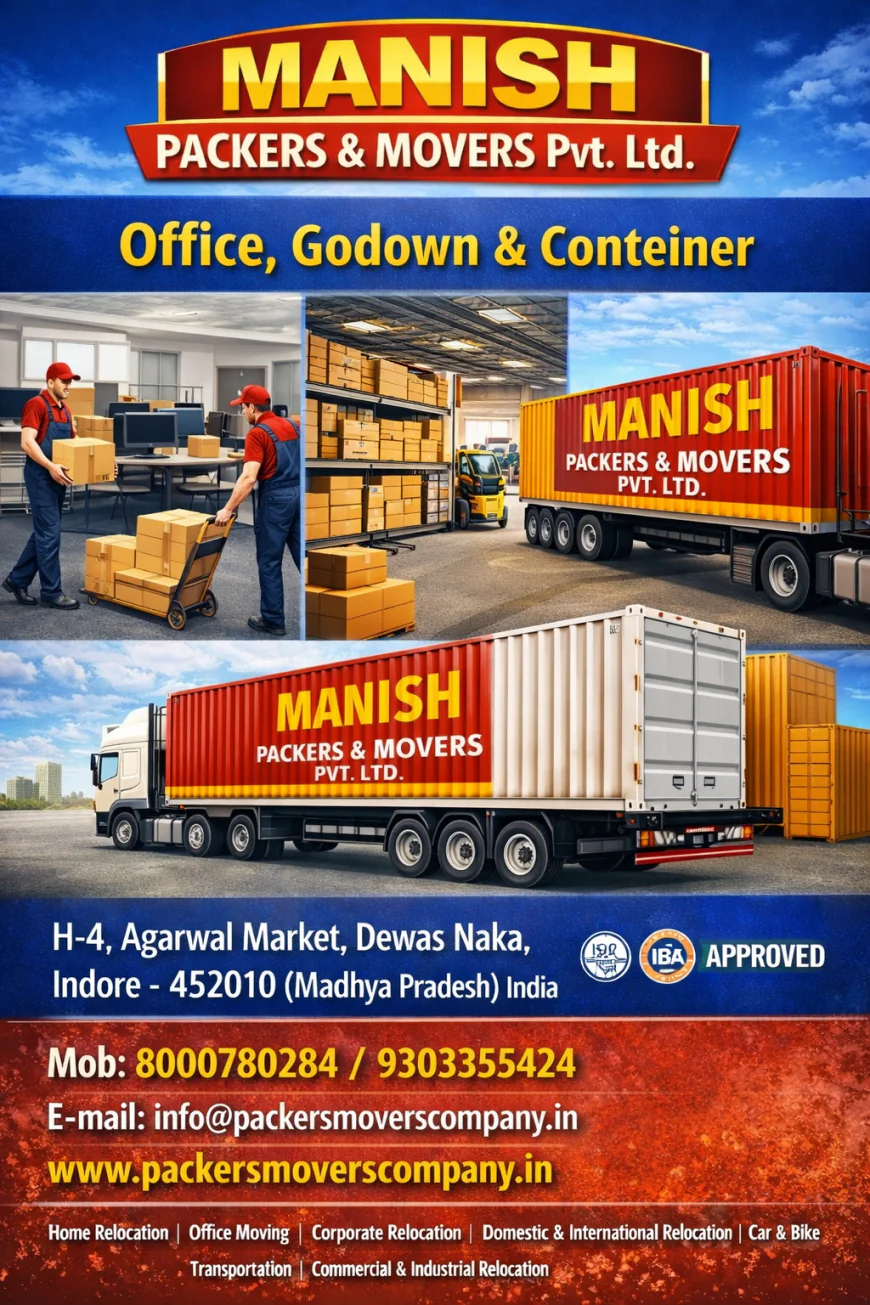 Packers and Movers Indore - Manish Packers and Movers Pricing and Charges