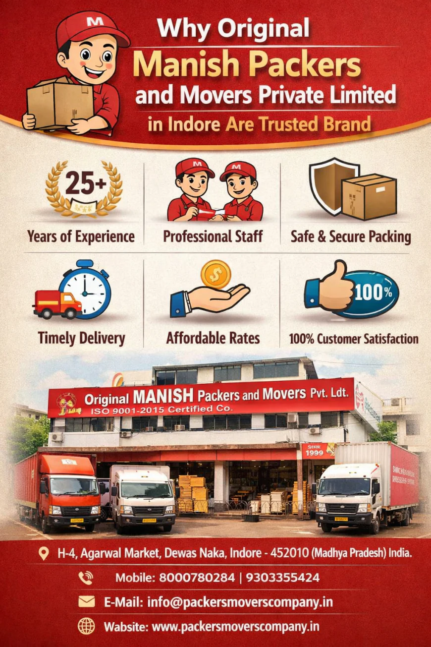 Top-Rated Packers and Movers in Indore for Local Shifting Charges