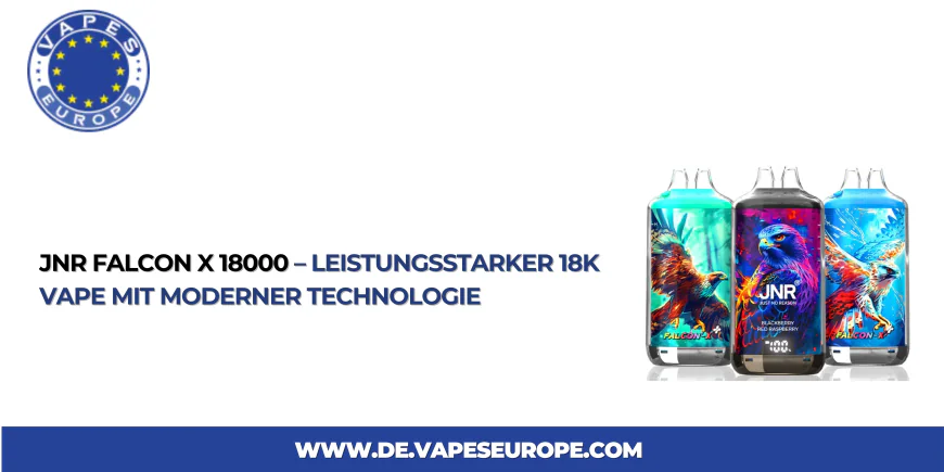 JNR Falcon X 18000 – Leistungsstarker 18k Vape mit moderner Technologie