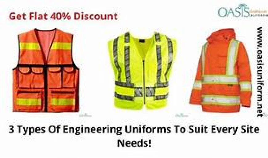 Protective Civil Engineer Uniform with Safety Gear