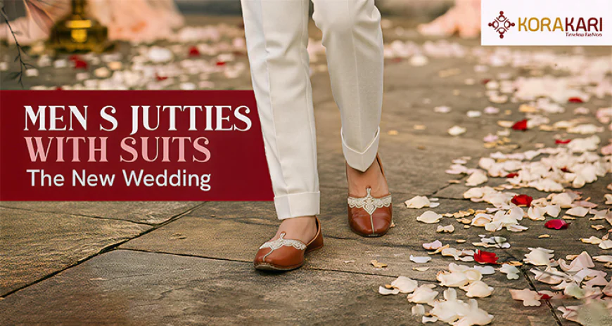 Men’s Jutties with Suits: The New Wedding Trend Redefining Groom Style   