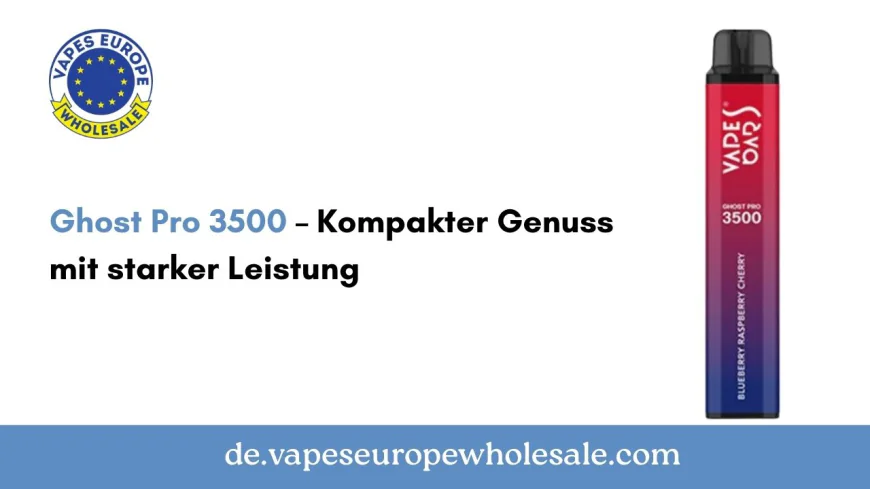 Ghost Pro 3500 – Kompakter Genuss mit starker Leistung