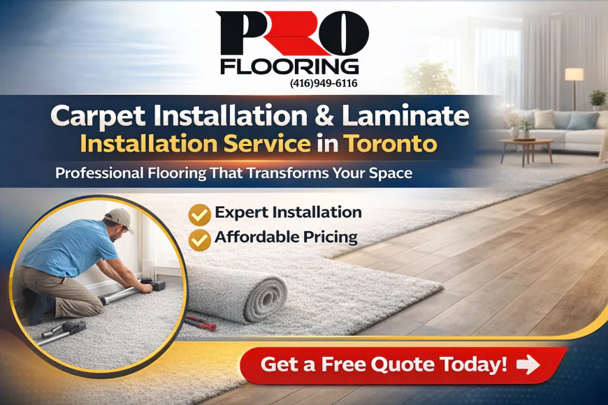 Carpet Installation & Laminate Installation Service in Toronto – Professional Flooring That Transforms Your Space